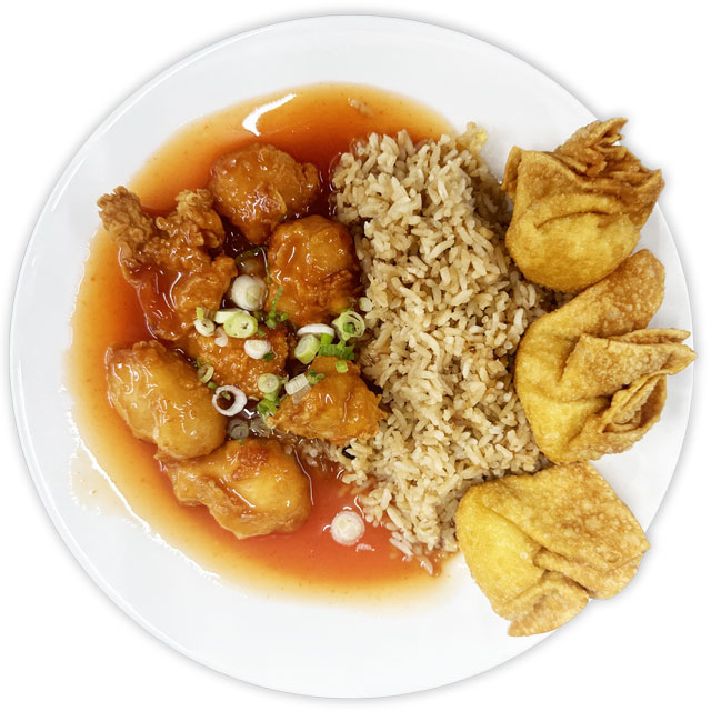 HALF COMBO MEALS (Rice or Noodles)